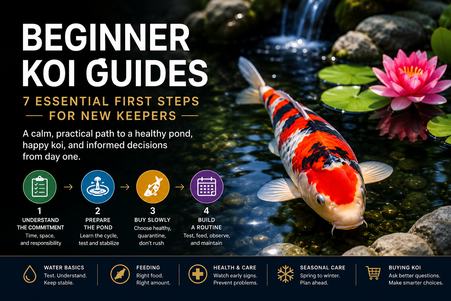 Beginner koi guides for new koi keepers