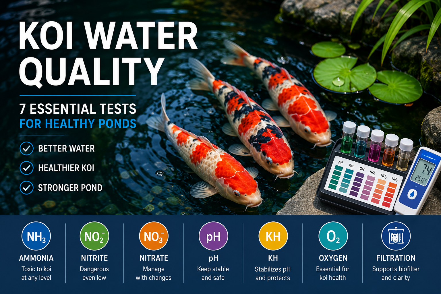 Koi water quality guide